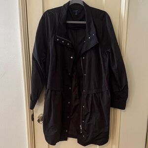 Kaari Blue Black Raincoat